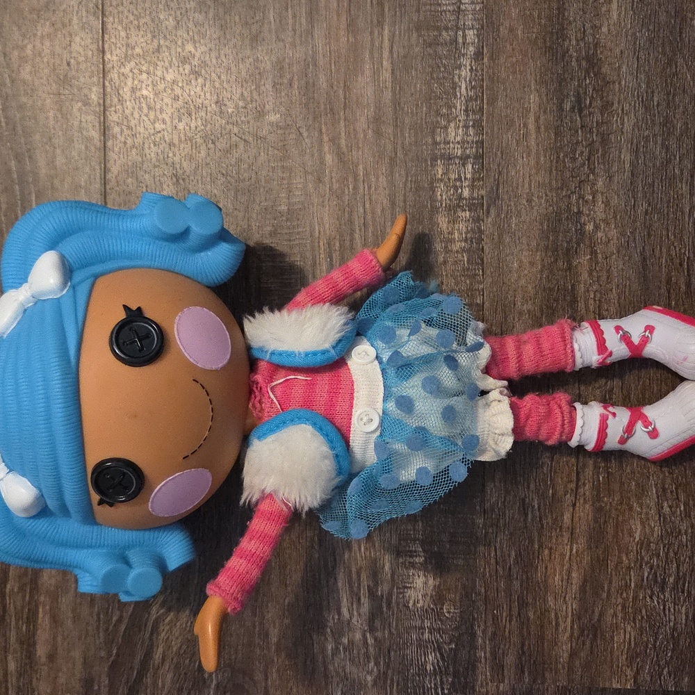 Lalaloopsy Doll Mittens year 2009 Blue-Haired Button-Eyed Doll